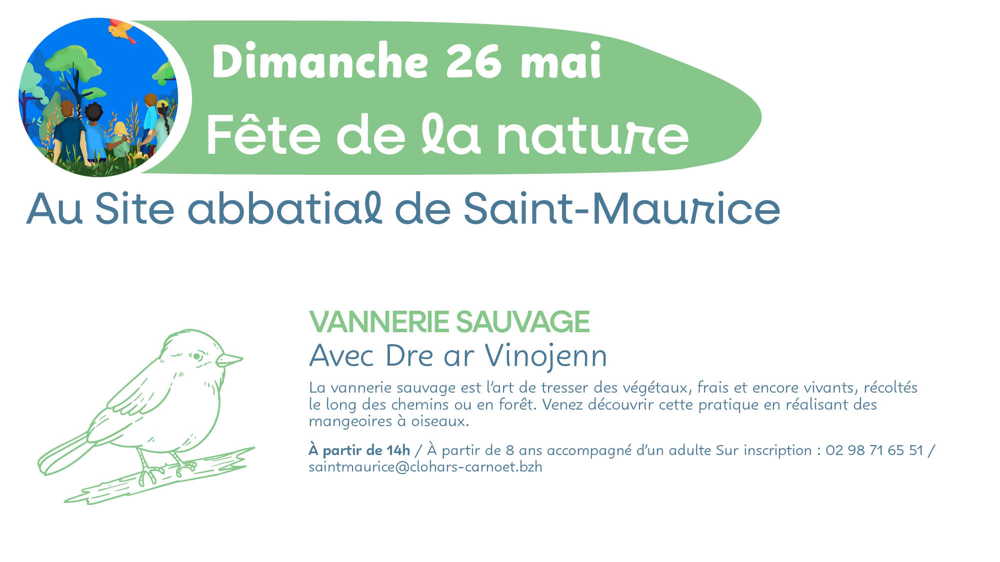 Vannerie Sauvage Avec Dre Ar Vinojenn F Te De La Nature Clohars