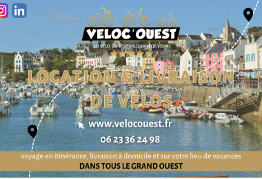 Véloc'Ouest photos web OT VANNES - 1_véloc'ouest livraison de vélos Crozon