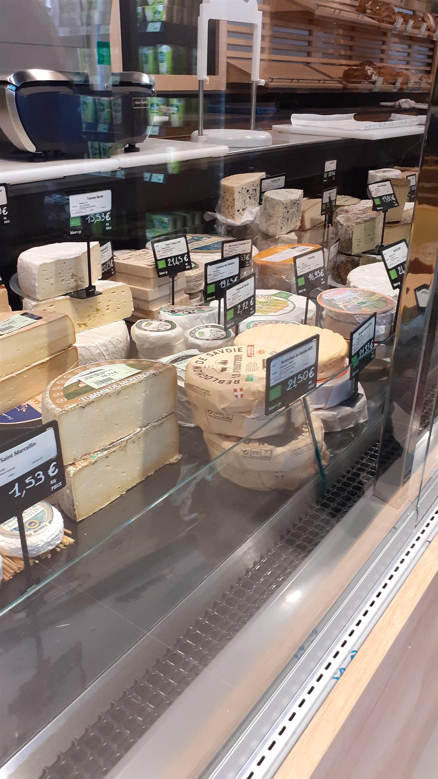 Vitrine fromages