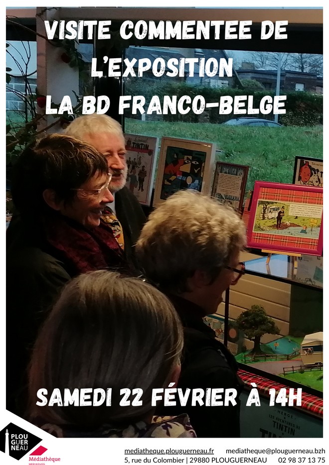 Visite commentée de l'exposition la "BD franco-belge" avec Gilles Robinault