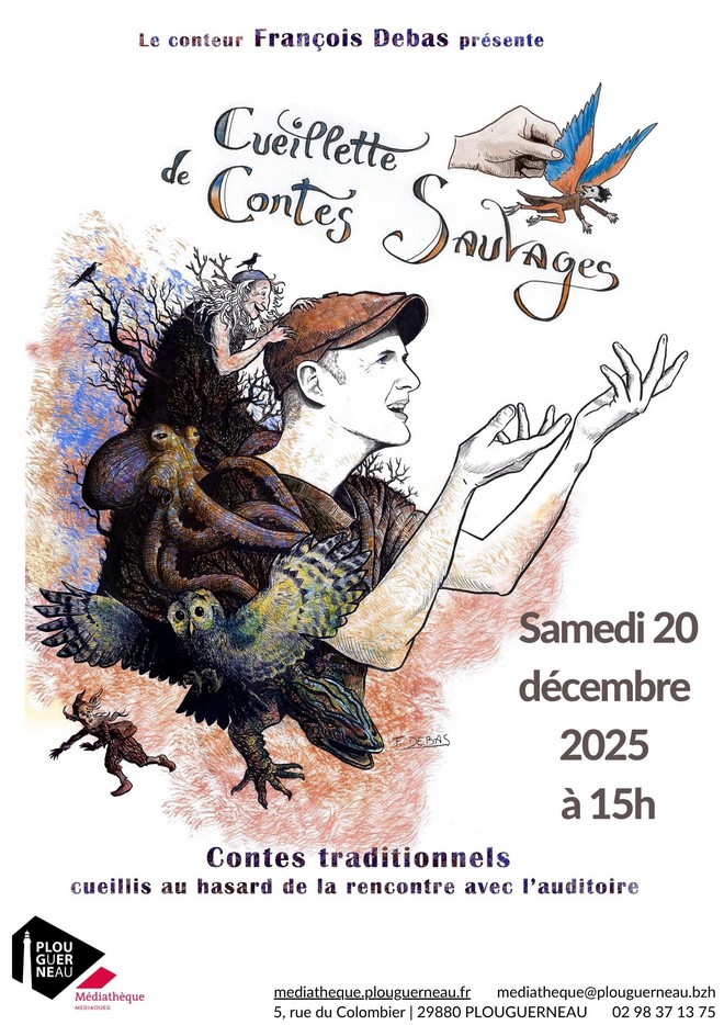 "Cueillette de Contes Sauvages" avec le conteur François Debas