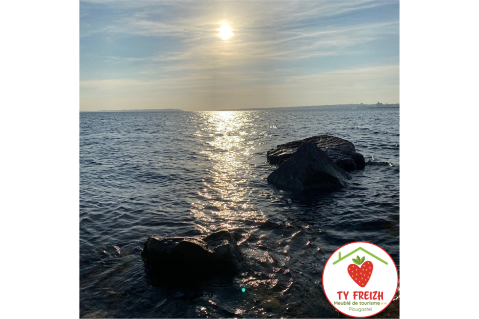 Ty Freizh - coucher du soleil sur la rade de Brest