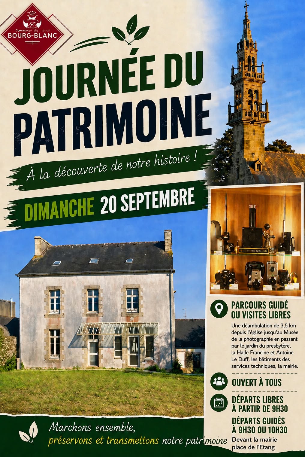 #Journées Européennes du Patrimoine# à Bourg-Blanc