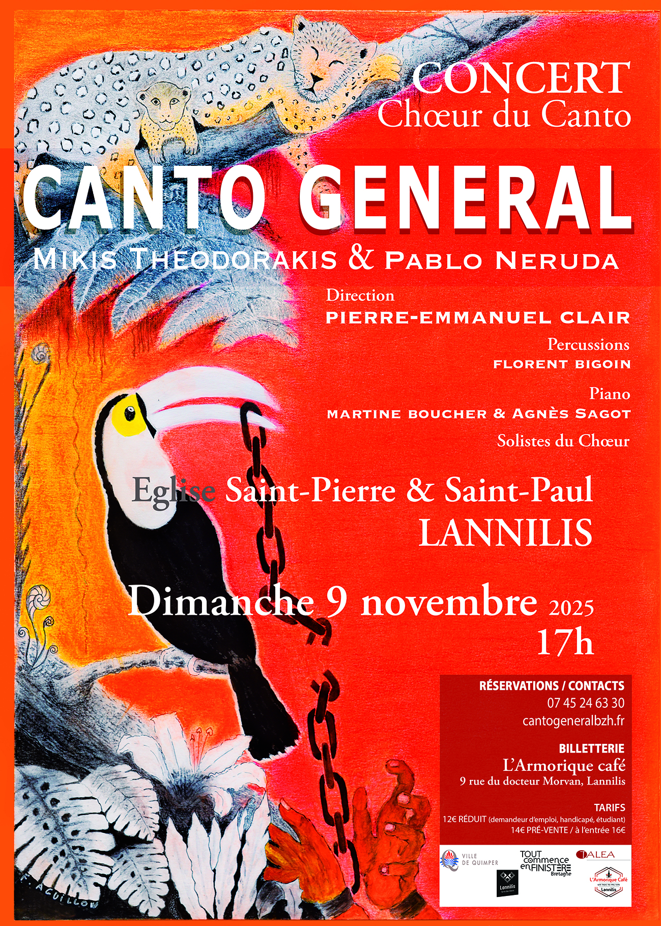 CONCERT - CANTO GENERAL - Le Chœur du CANTO