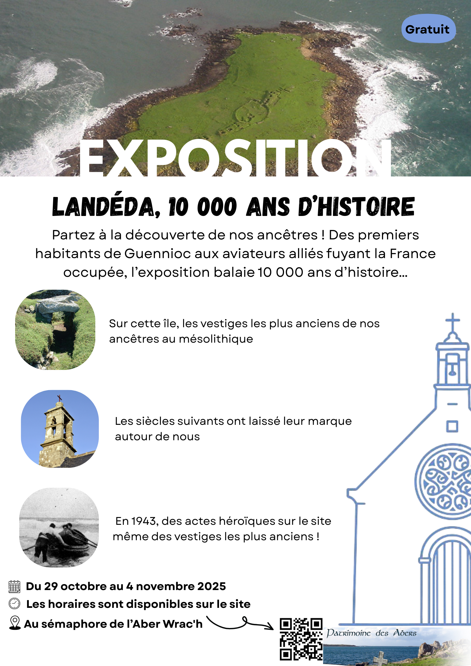 Exposition au Sémaphore Landéda, 10 000 ans d'histoire