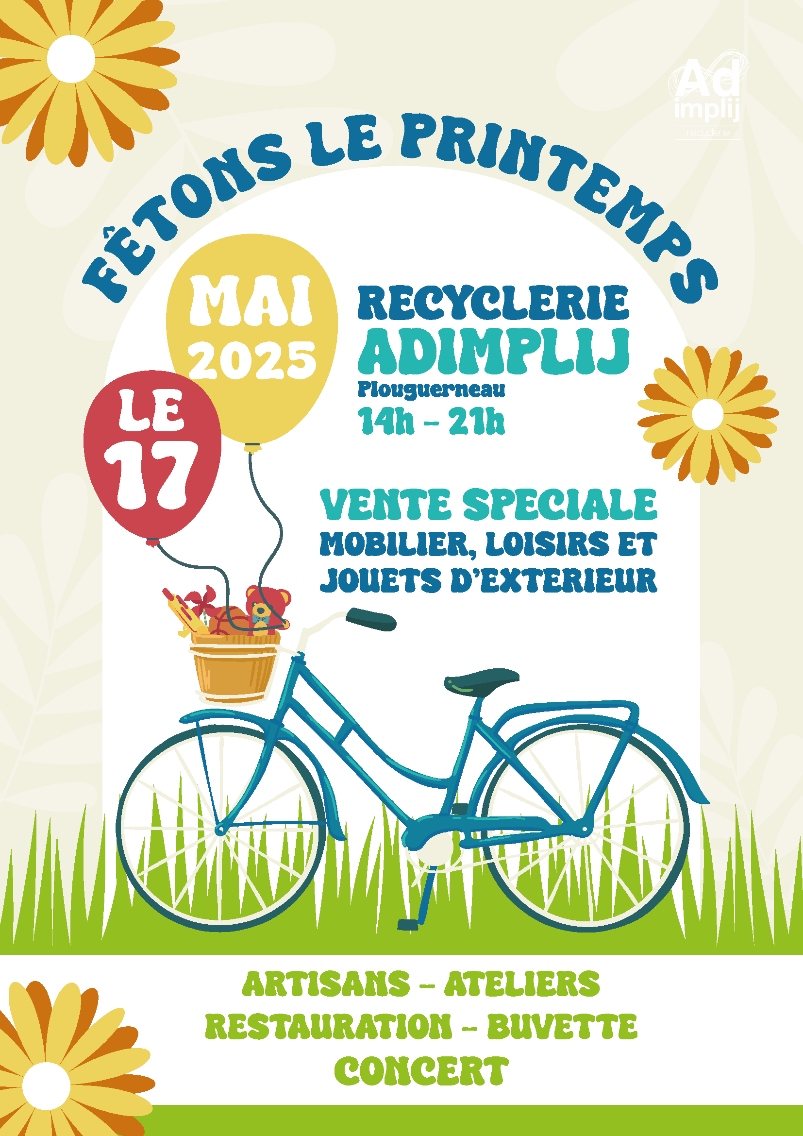 Affiche fête du printemps