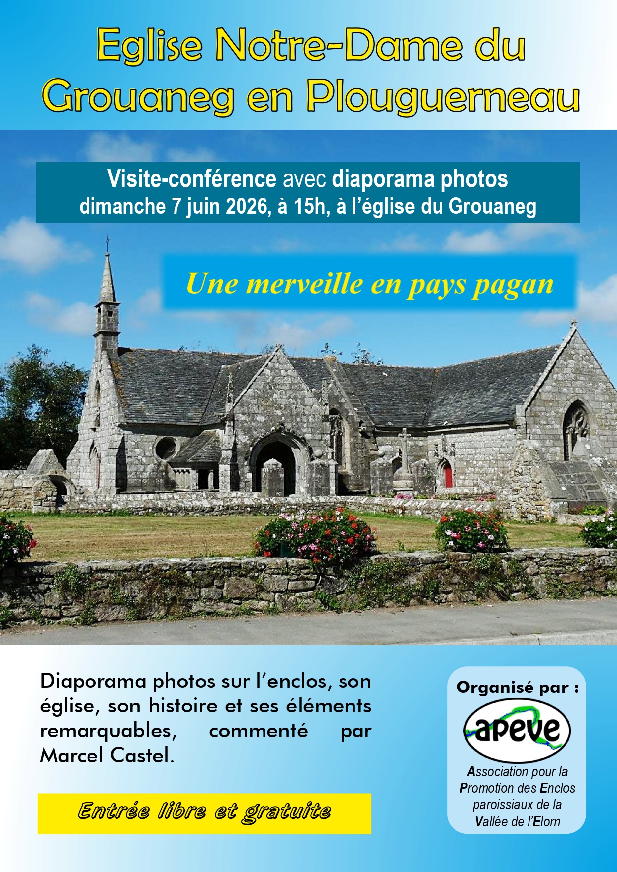 Visite-conférence à l'église du Grouaneg