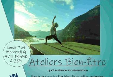 Affiche atelier bien-etre manoir de kerandern landerneau
