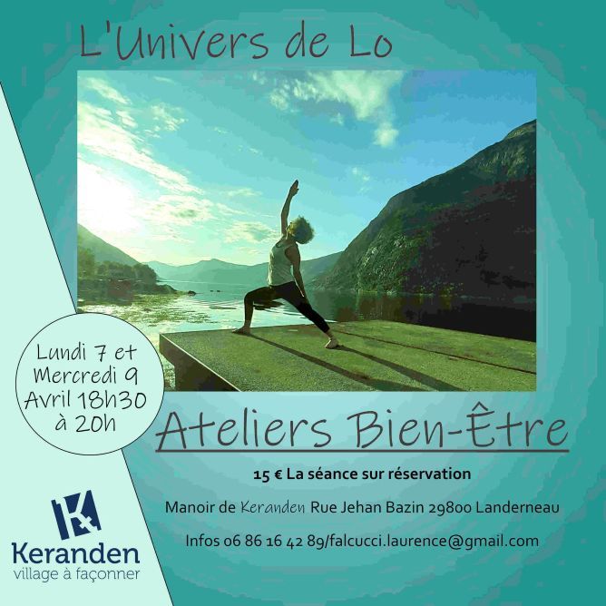 Affiche atelier bien-etre manoir de kerandern landerneau