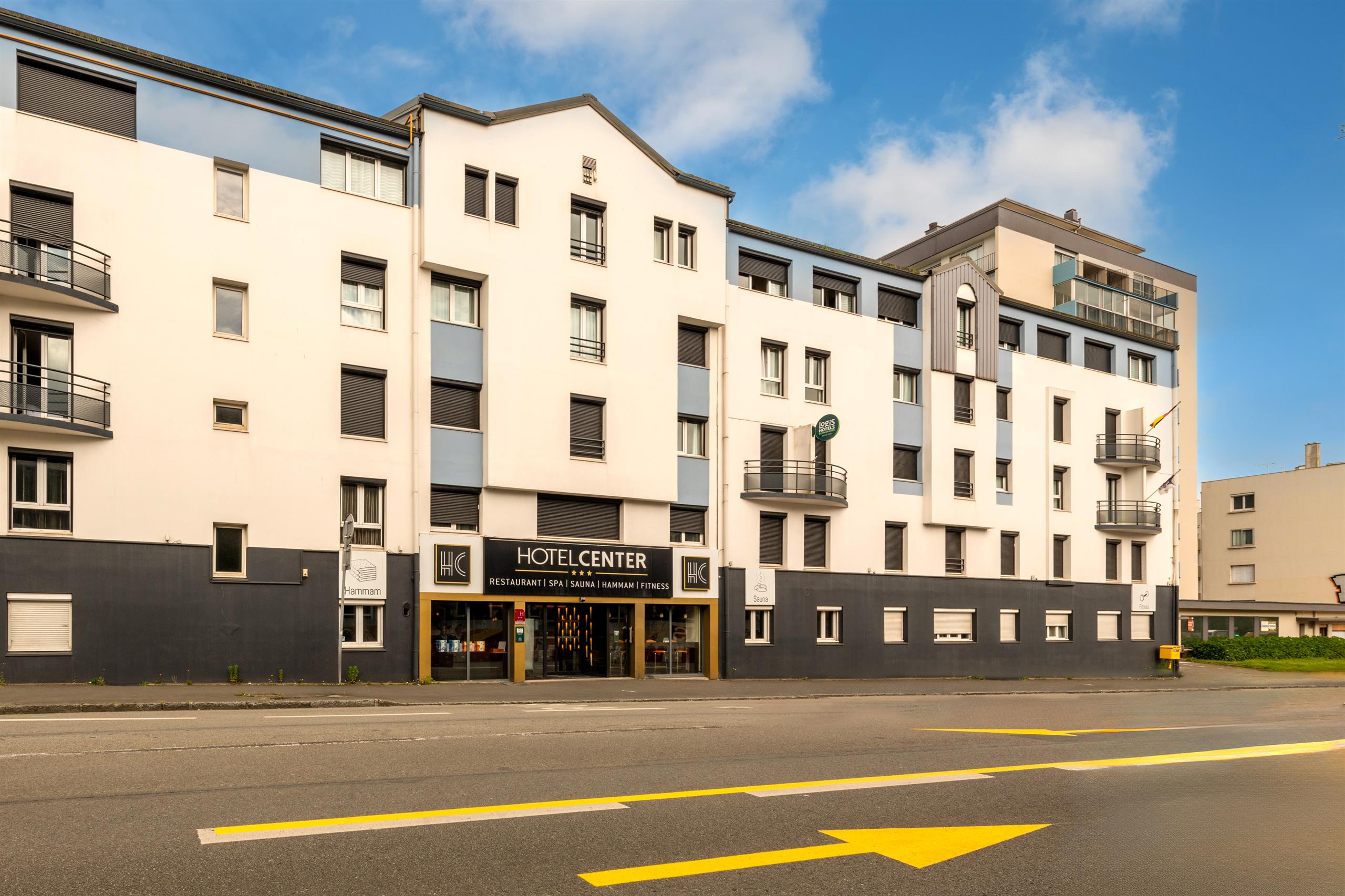 Façade de l'hotel
