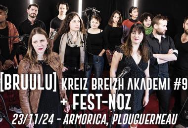 Concert : Bruulu ((Kreiz Breizh Akademi 9)) et fest-noz Le 23 nov 2024