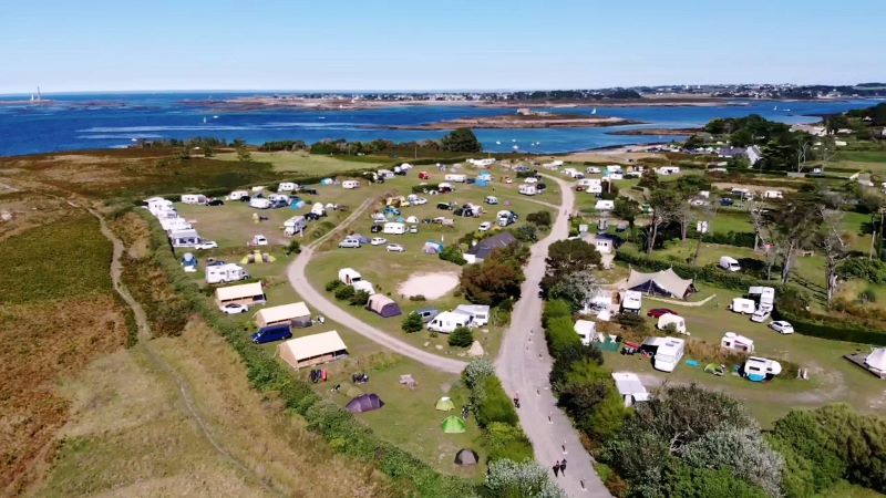 Vue panomarique du Camping Penn Enez