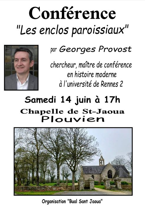 Conférence par Georges Provost – Les enclos paroissiaux