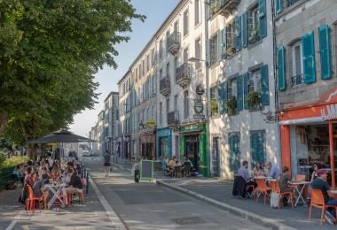 Eté à Brest : Les terrasses place Guérin