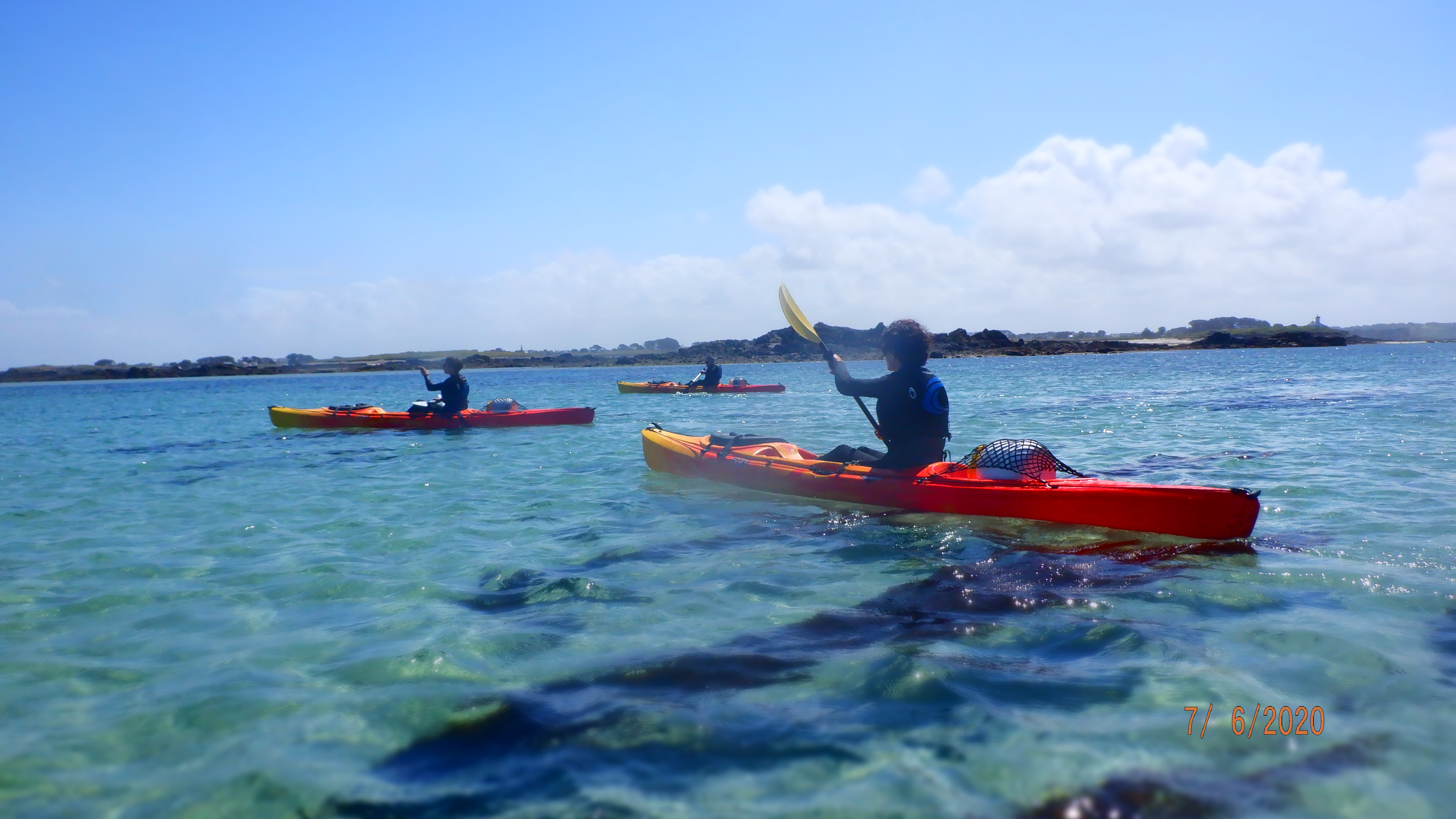 Balade accompagnée en kayak - Aber Wrac'h