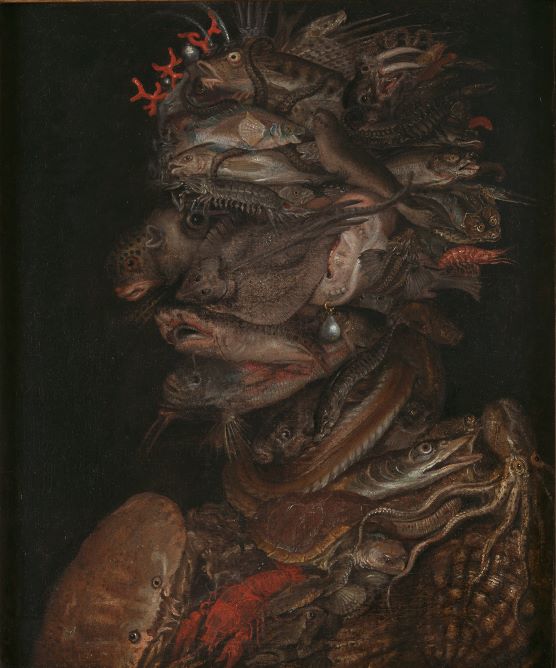 Giuseppe Arcimboldo (suiveur de), Allégorie de l'eau, Musées royaux des Beaux-Arts de Belgique (Bruxelles), photo J. Geleyns