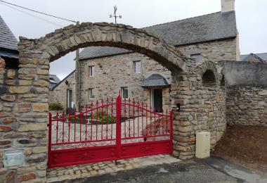 Traditionelles bretonisches Haus in Guilers