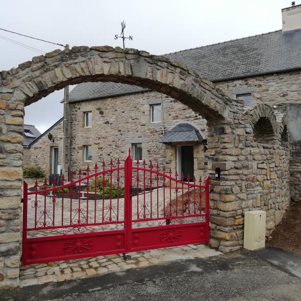 Traditional Breton house in Guilers