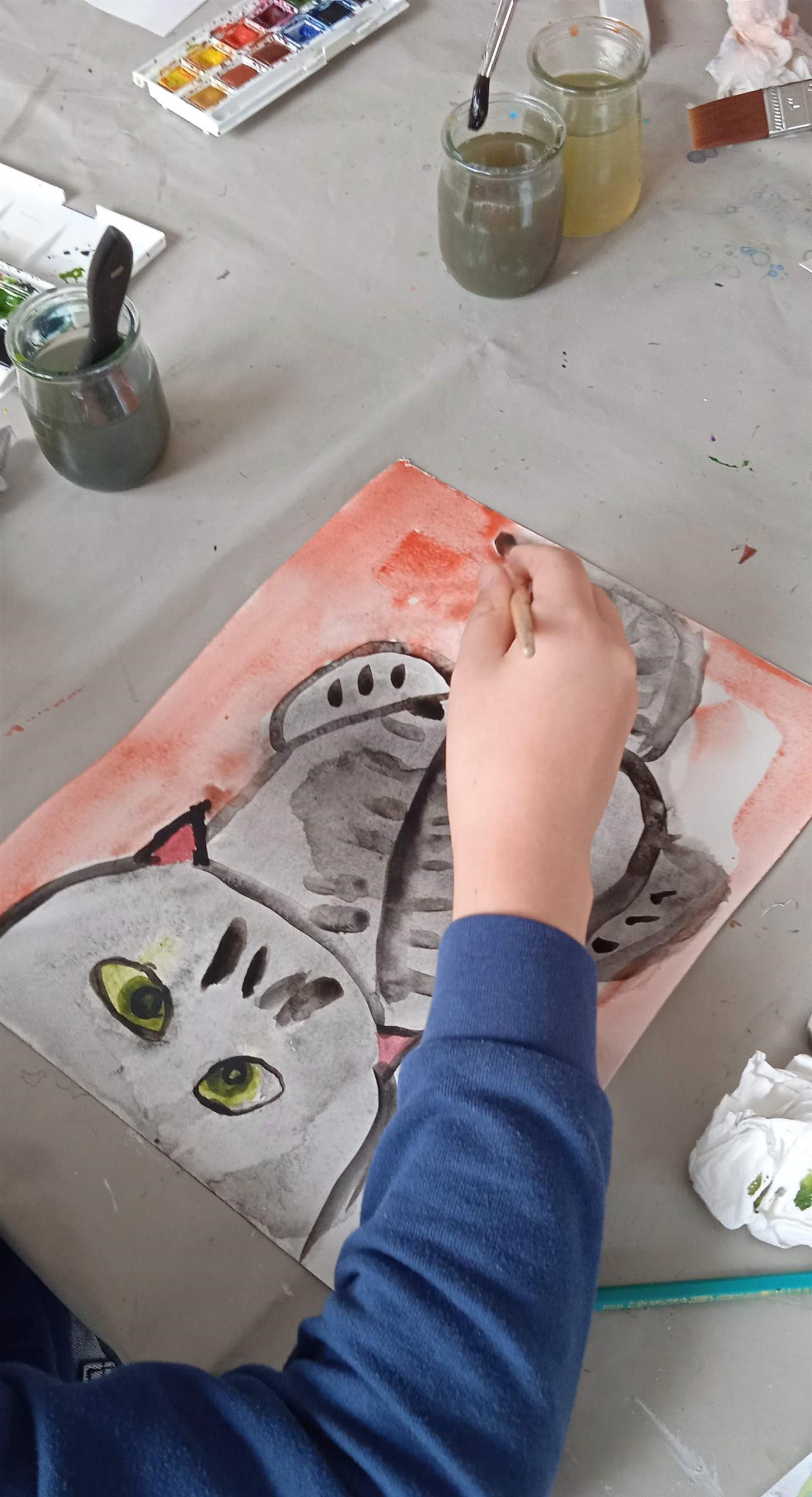 ChatAquarelle