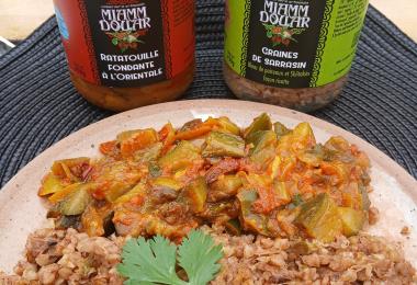 Ratatouille et graines de sarrasin Miamm-Douar