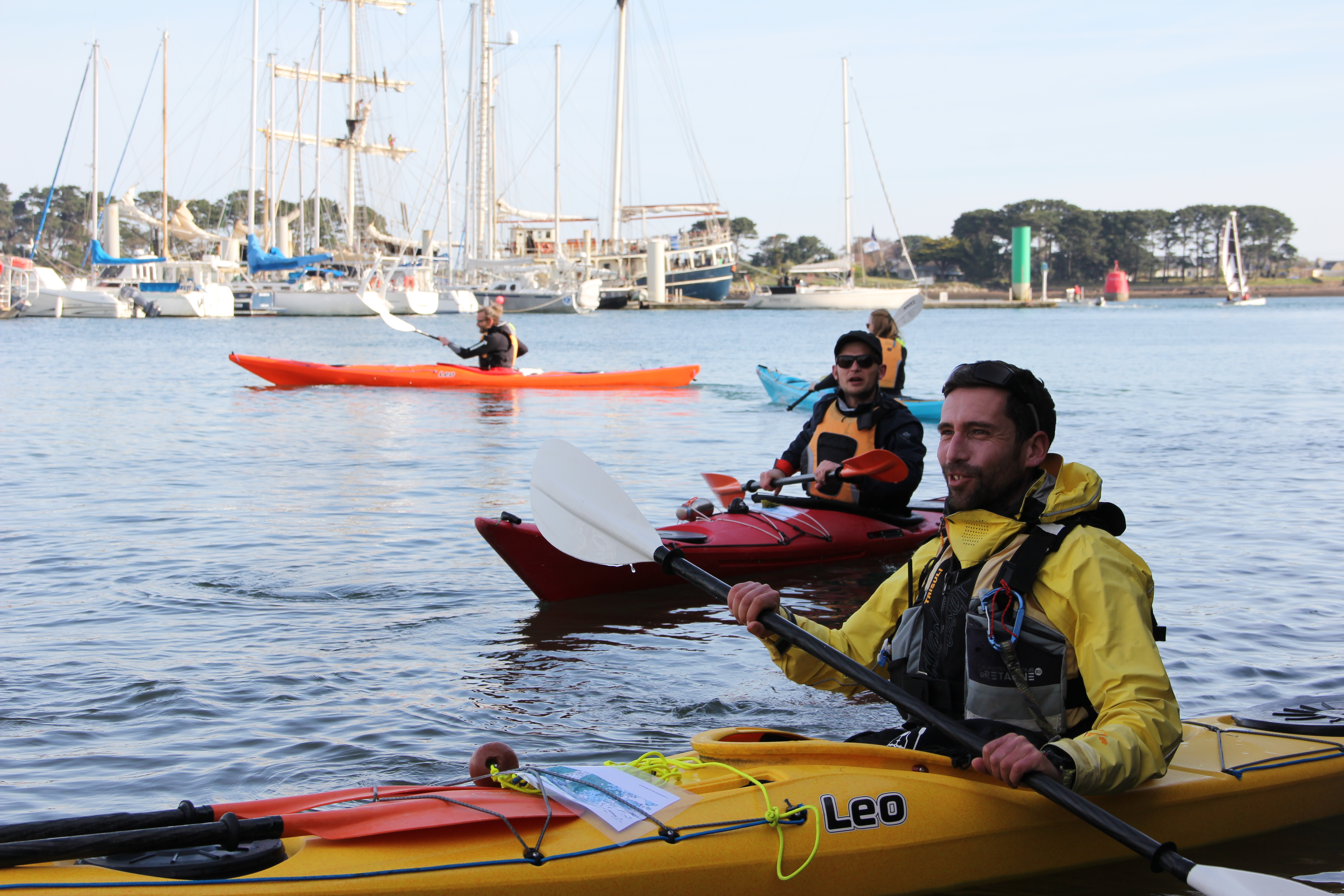 Course d'orientation kayak