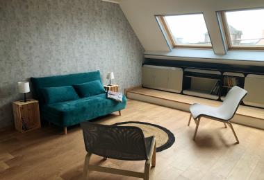 Salle de jeux ou canapé lit (pour le gîte de 11 pers)