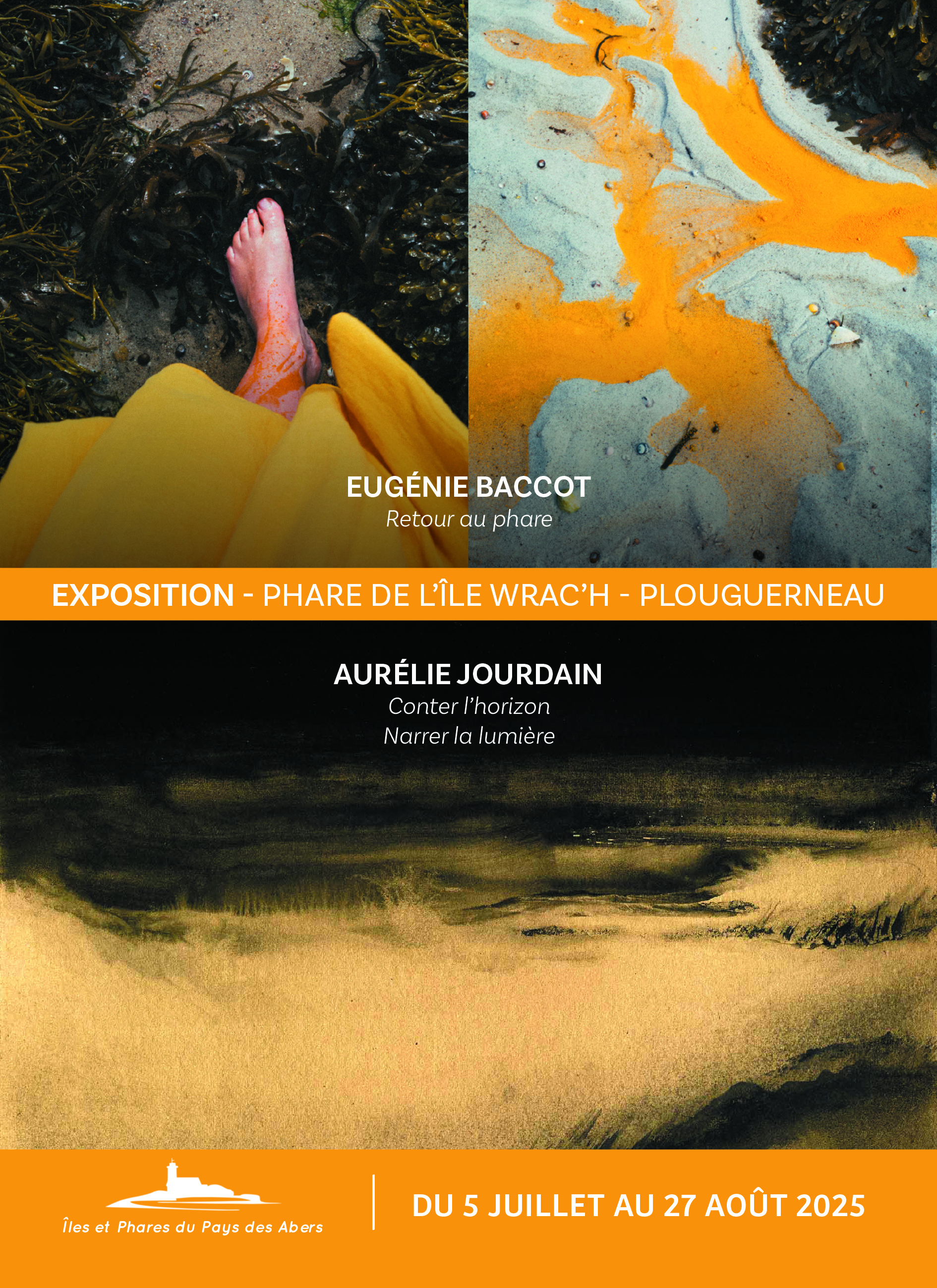 Exposition Eugénie Baccot & Aurélie Jourdain à la maison-phare de l'île Wrac'h