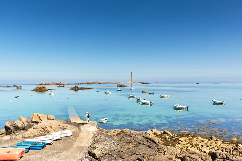 Balade en kayak vers le phare de l'île Vierge