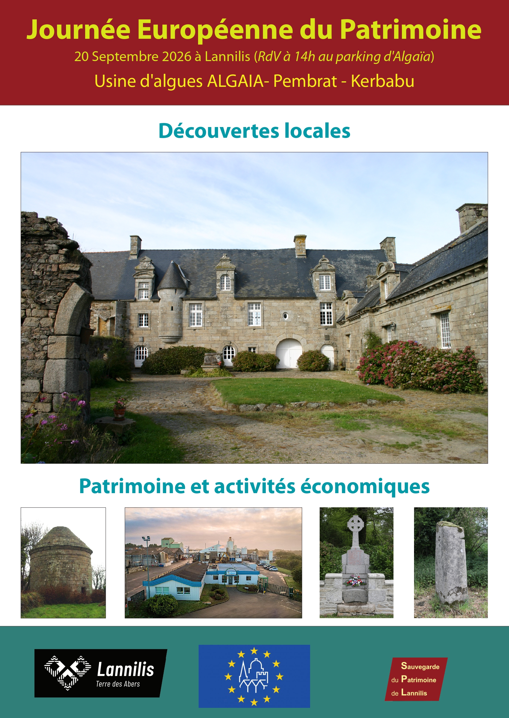 #Journées Européennes du Patrimoine# Balade commentée à la découverte du patrimoine de Lannilis