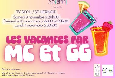 Les vacances par MC et GG Du 9 au 11 nov 2024