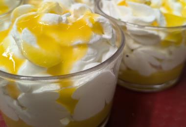 Verrine mangue- citron vert