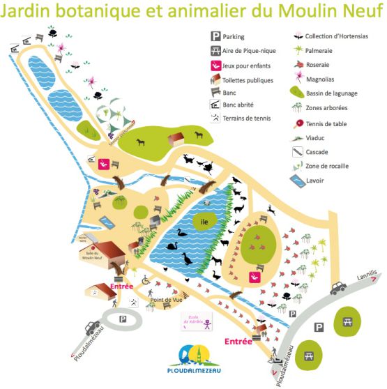 Parc animalier du Moulin Neuf Ploudalmézeau