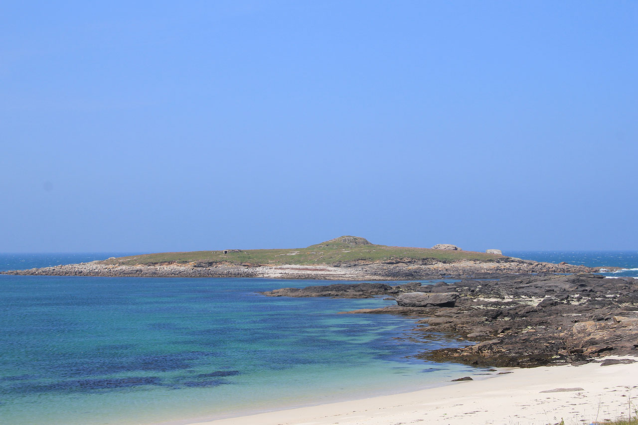Plage de carn Ploudalmézeau ile carn
