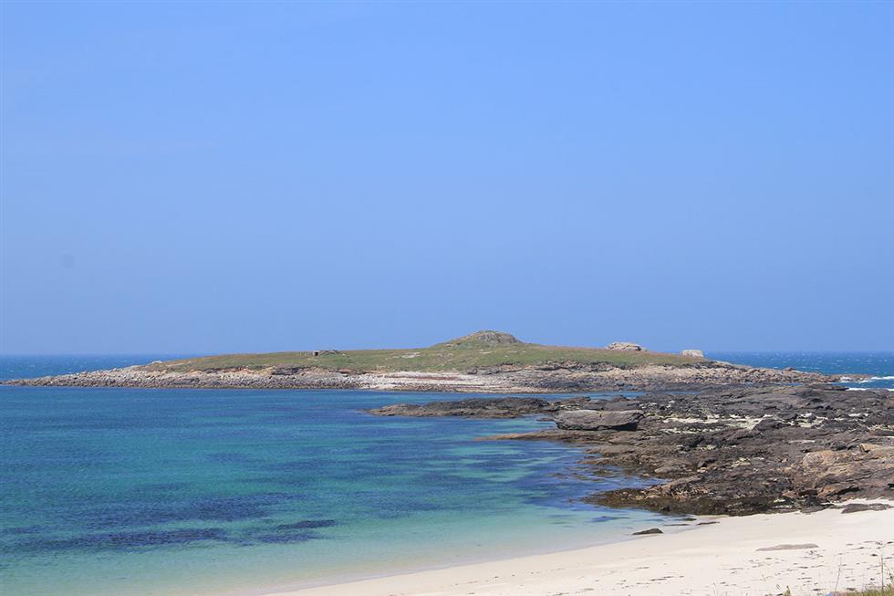 Plage de carn Ploudalmézeau ile carn