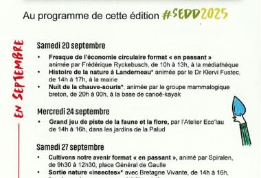 Mairie de Landerneau Programme SEDD 2025 Recto