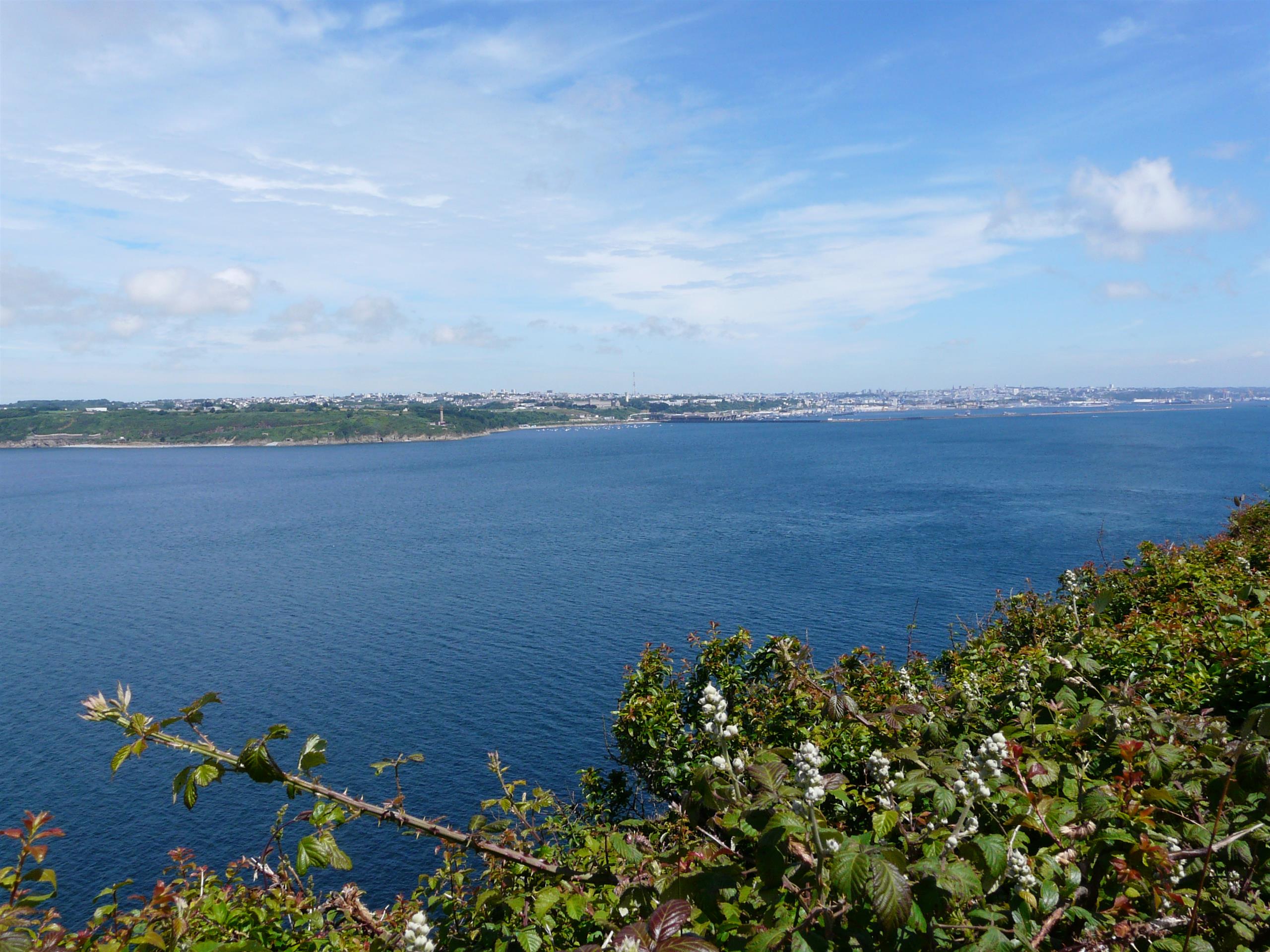 Vue sur la rade de Brest