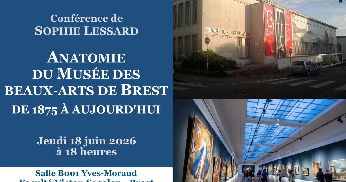 Anatomie du Musée des Beaux-Arts de Brest. De 1875 à aujourd'hui - Conférence