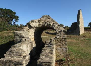 Les ruines du sémaphore de Kerhoazoc