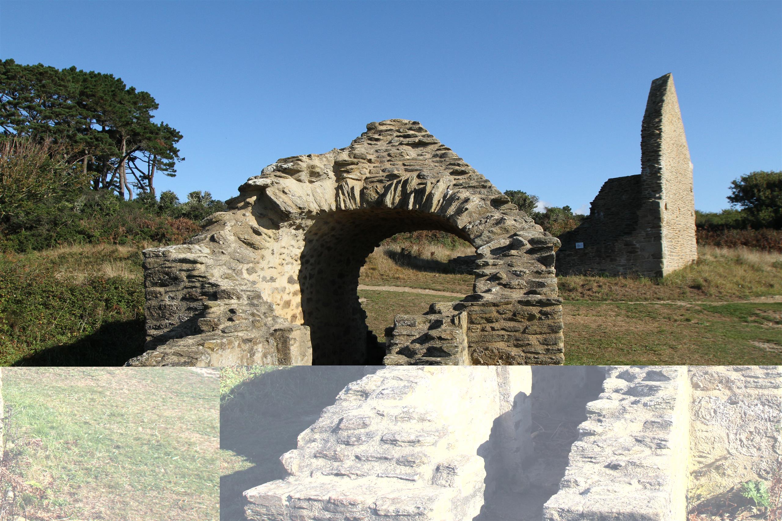 Les ruines du sémaphore de Kerhoazoc