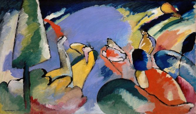 Vassily Kandinsky - Improvisation XIV © Centre Pompidou, MNAM-CCI, Dist. GrandPalaisRmn - Bertrand Prévost