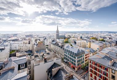Vue aérienne de Saint-Martin