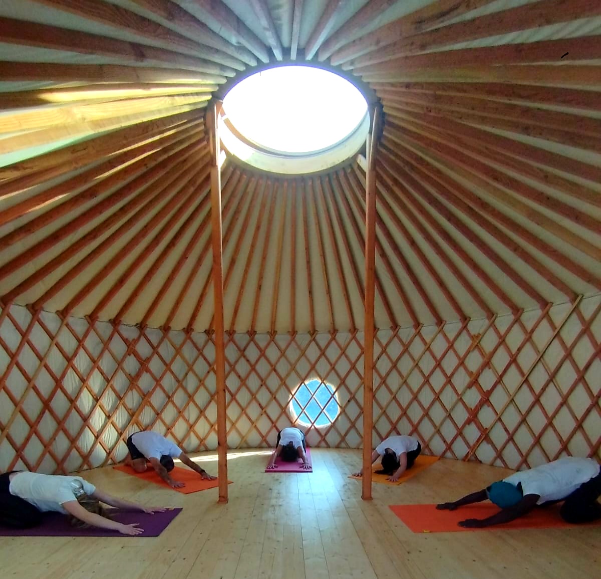 Yoga yourte