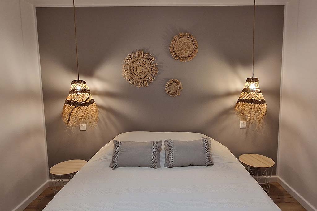 Chambre double du rez-de-chaussée - Lit de 160cm