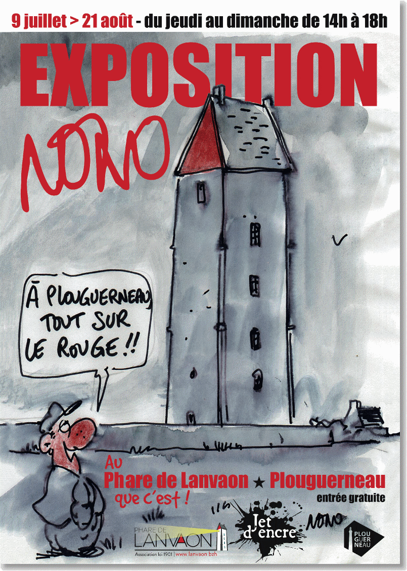Exposition de Nono au Phare de Lanvaon