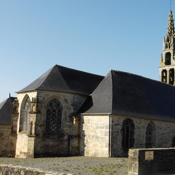 Exterior view of the choir - enclos paroissial de Tréflévénez