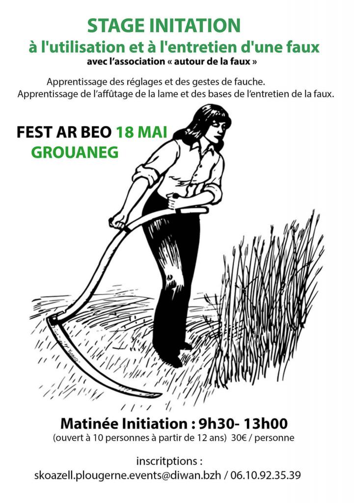 Stage initiation à l'utilisation et à l'entretien d'une faux