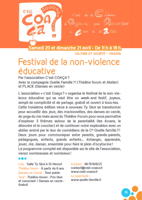 festival de la non violence