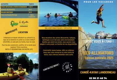 Les Alligators flyer ete2025 tete