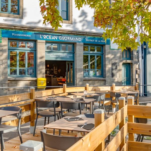 ©tous droits réservés Océan gourmand l'etablissement et sa terrasse