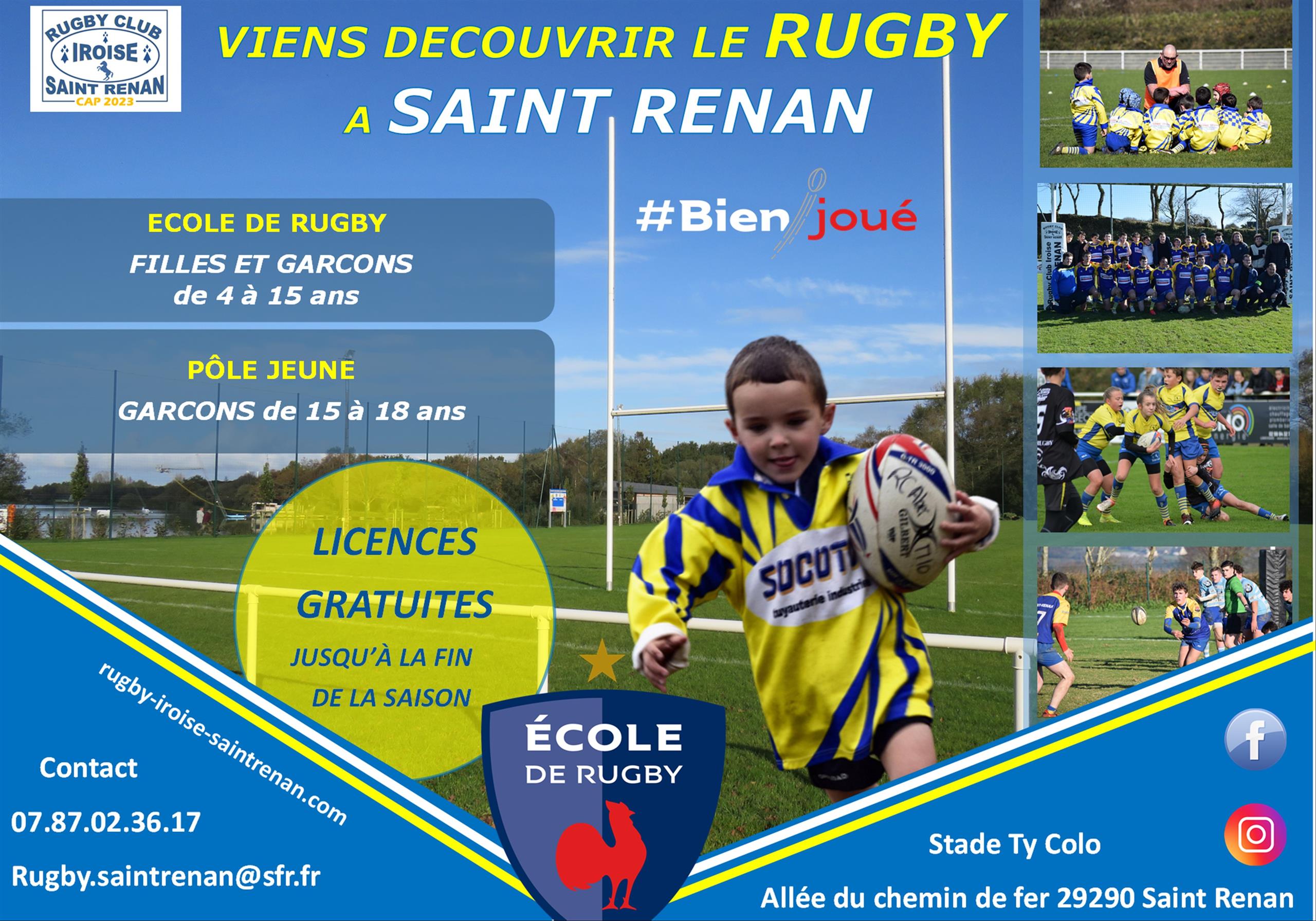 licences rugby gratuites